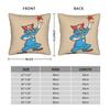 Pillow Cover Funny Clowns B-Bozoeds Retro Trendy Pillow Case For Couch Sofa Bedroom Pillowcases