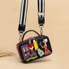Bag Niche Design Women'S Bag Cartoon Embroidery Contrasting Color Handbag Women'S Creative Shoulder Messenger Bag Small Bag