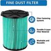 AEE4-HEPA Replacement Filter For Ridgid VF6000 Vacuum Cleaner Parts Vacuum High-Efficiency Air Filter With 1Pc Brush