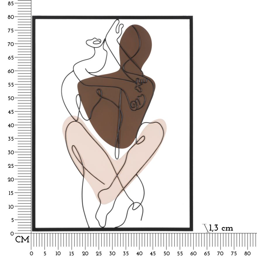 Wall Panel Couple 60X1.3X80 Cm