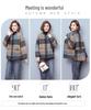 Women's Quilted Plaid Jacket - Autumn/Winter 2024: Thick, Warm, and Loose-Fit for Middle-Aged and Elderly