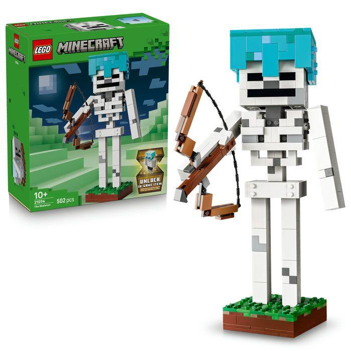 LEGO Minecraft 21594 Le Squelette - Jouet pour Garçon ou Fille des 10 ans - Figurine Mob