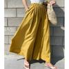 Summer Breathable Linen Wide-leg Pants, Nine-point Pants, Women's Loose Linen Trousers, Skirt Pants, Women's Pants