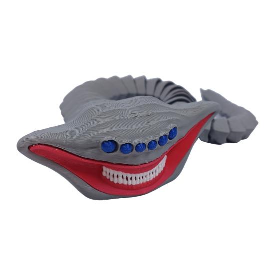 

Игрушка Морское Животное, напечатанная на 3D-принтере, Подвижная Игрушка-Непоседа, Гибкое Существо Глубокого Моря, Сенсорная Игрушка для Детей и Взрослых, Снятие Стресса M серый
