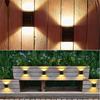 Solar Wall Light ABS Waterproof Up Down Outdoor with Built-in Li-ion Battery for Garden Yard Stairs Decoration Solar Panel Light