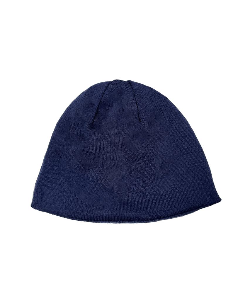 Tansanmageunesyum Jacquard Horn Logo Beanie (Navy)