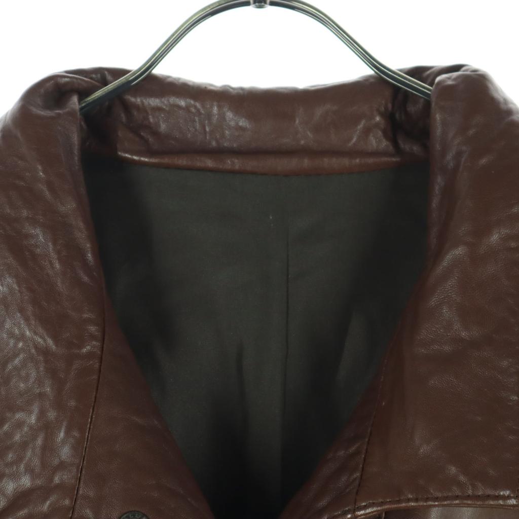 ArtesaniaTextil Made in Spain Long sleeve leather jacket M Brown Women Used