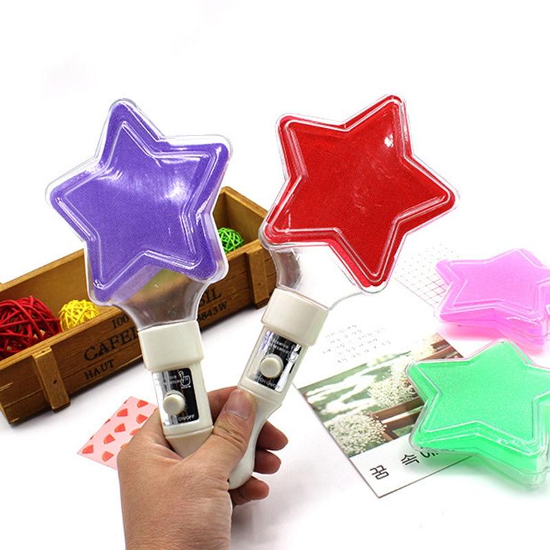 Heart Star Lightstick Kpop Glow Light Rods Concert Luminous Stick Idol Support Rods Flash Sticks Wedding Party Atmosphere Props