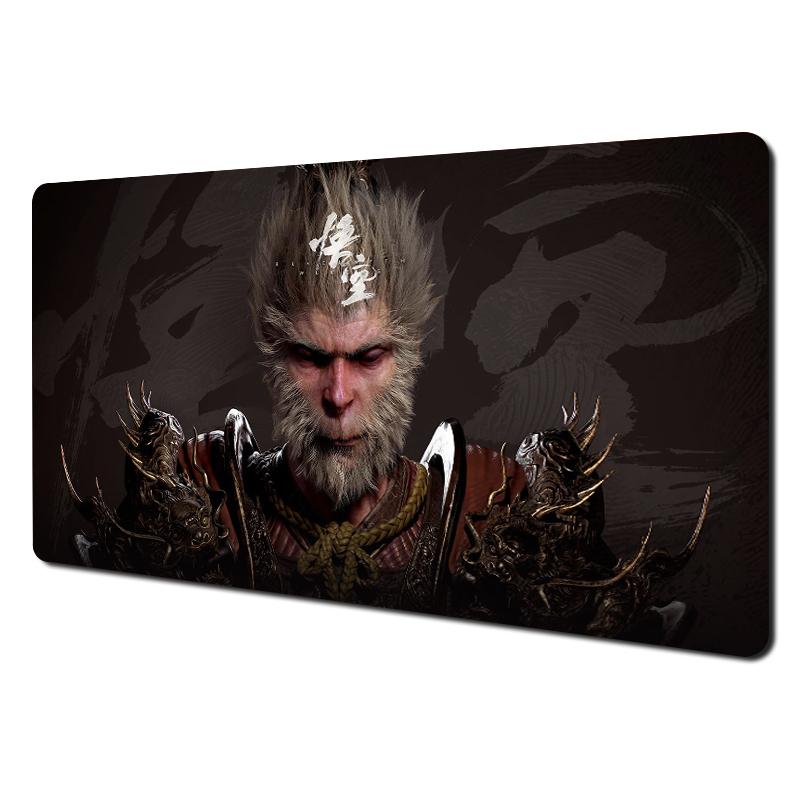 Black Myth Wu Kong Mouse Pad Gaming Pc Accessories Carpet Mause Ped Office Mat Mousepad 900x400 Gamer Desk Computer Table Rug