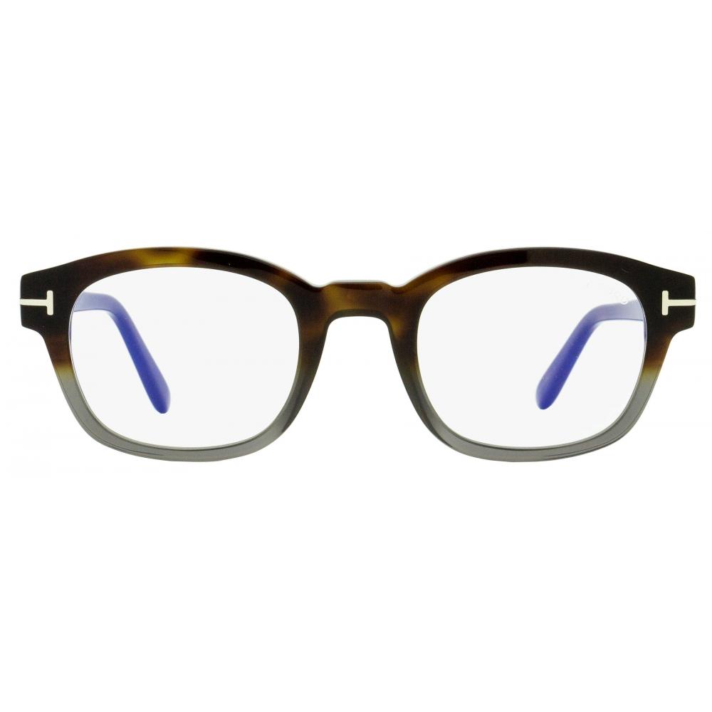 Men S Blue Block eyeglaSSeS Tf5808b 055 Havana Gray 49mm 055