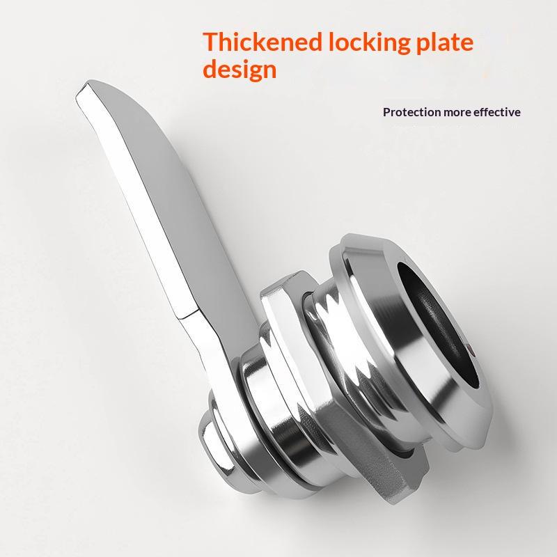 Cam Lock Security 304 Stainless Steel 22mm 1 Set for Tin Power Distribution Cabinet Panel Lock Replacement