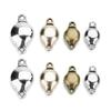 5pcs Alloy Strong Magnetic Clasps Flat Round End Clasps Buckles Connectors For Jewelry Making DIY Necklace Bracelets Accessories