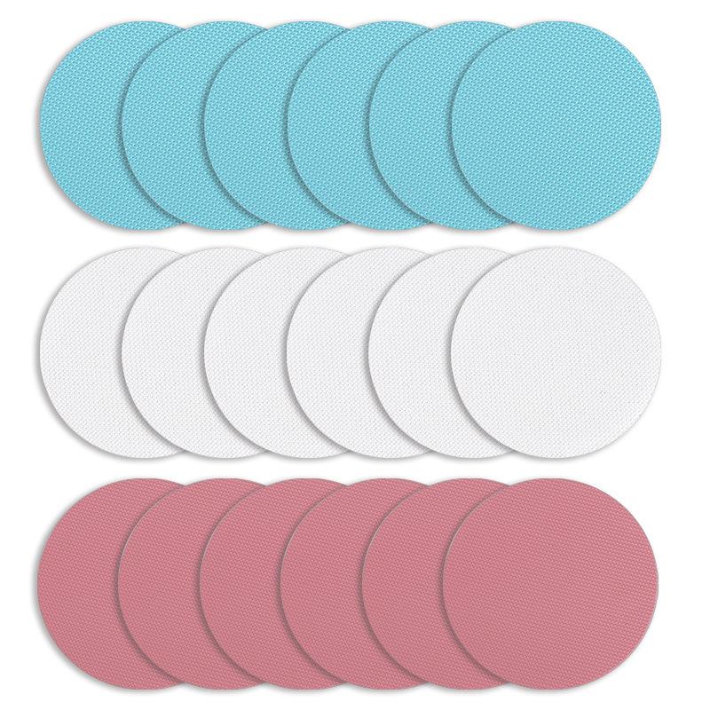 New Bathroom Pedal Kitchen Tile Marble Waterproof and Non-marking Self-adhesive Color Sticker Round Non-slip Sticker