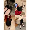 Sheepskin Version~ Pampered Daughter Gold Pointed Pearl Butterfly Butterfly Shallow Mouth Flat Sole Shoes Women's High Heels Wedding Shoes