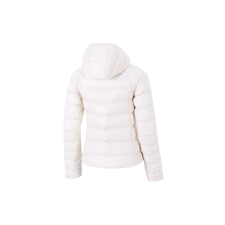 Puma Logo Print Warm Comfortable Breathable Down Jacket Women outerwear Ivory 846298-73