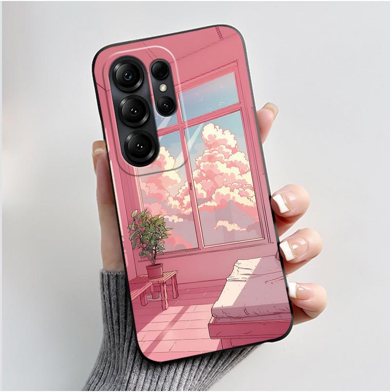 Anti-scratch Phone Case For Doogee Note 56X/56X Pro Casing Soft Silicone Beautiful Brightly Colored Sunflowe Pattern Black Cover