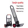 Zusammenklappbarer Tragbarer Handwagen mit Gummirädern