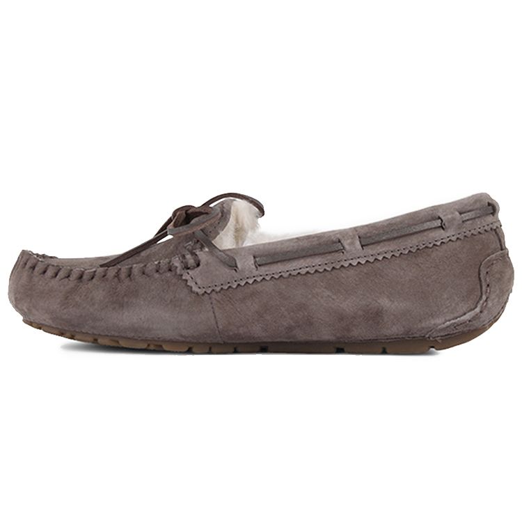 UGG Bow Tie Slip-On Flat Shoes Women shoes Brown 1019069-GYS 37