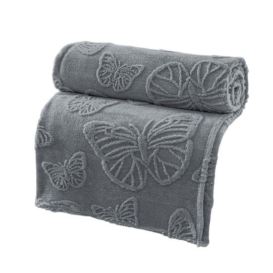 3D Butterfly Baby Blanket Double-Sided Flannel Soft Throw Blanket Fluffy Infant Toddler