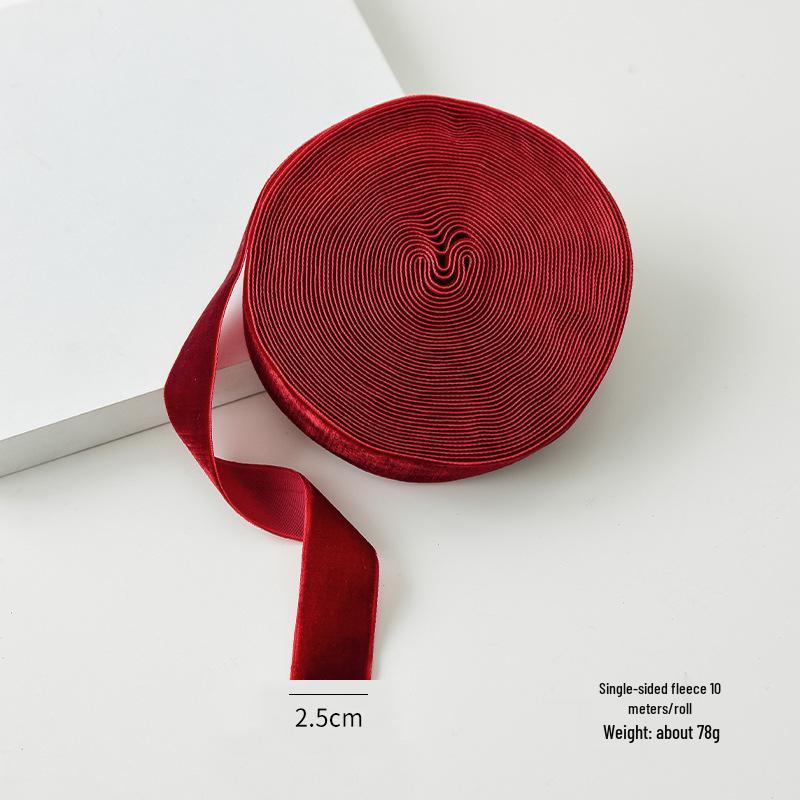 Festive Velvet Ribbon for Gift Wrapping & DIY Ornaments