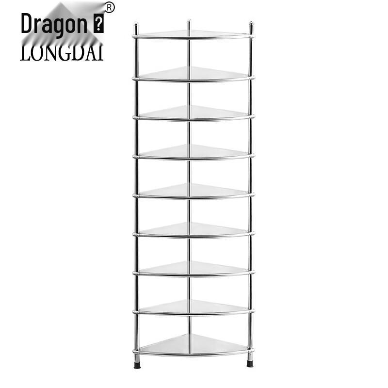 Longdai Stainless Steel Bathroom Corner Shelf