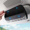 Car Sun Visor Sparkling Glasses Case, PU Leather Fashion Glasses Storage Box, Multi-functional Sun Visor Storage Bag
