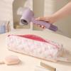 Hair Dryer Storage Bag Quilting Cotton Large Capacity Dustproof Curler Storage Bag with Handle Portable Carrying Case for Travel