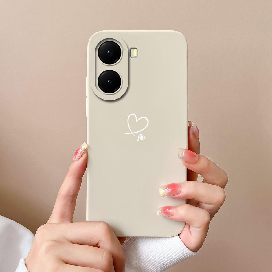 Cases For Xiaomi PocoX7 X7Pro Colorful Love Heart Girl Dustproof Drop-Resistant Portable Bumper For Xiaomi Poco X7 Pro Housing