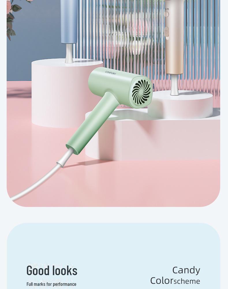 Kangfu Quick-Dry Hair Dryer: Constant Temperature & Ion Care for Household Use