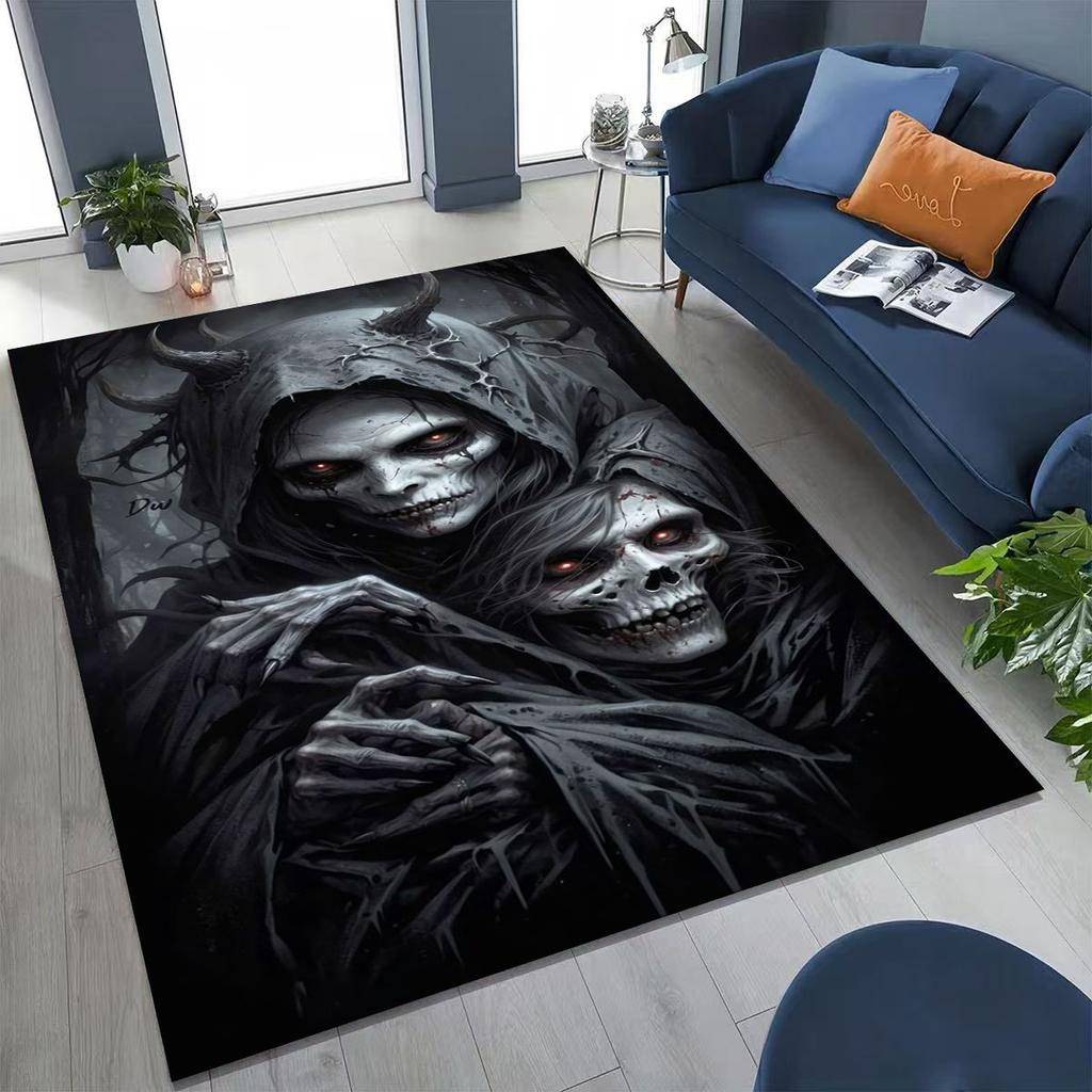 27 Style Terrifying Ghost Spirit Apparition Specter Gothic Rug for Bedroom Living Room Sofa Home Doormat Decor,Non-slip FloorMat