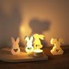 Standing Heart Bunny Candle Mold 7 Hole Bunny Cake Mold  Home Table Ornament