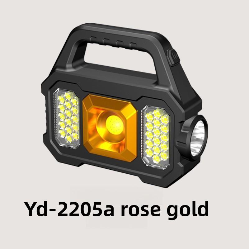 Solar COB Camping Light Lens USB Horse Light Searchlight Camp Light Flood Light Portable Light