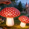 Outdoor Mushroom Lantern Ornaments: Decorative Photo Paper Lanterns for Parties and Restaurants