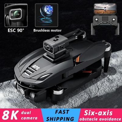 V168 GPS drón egy kattintással visszatérő 8K HD kamera Professzionális légi fotózás lézeres akadályelkerülő RC Fpv drón kamerával