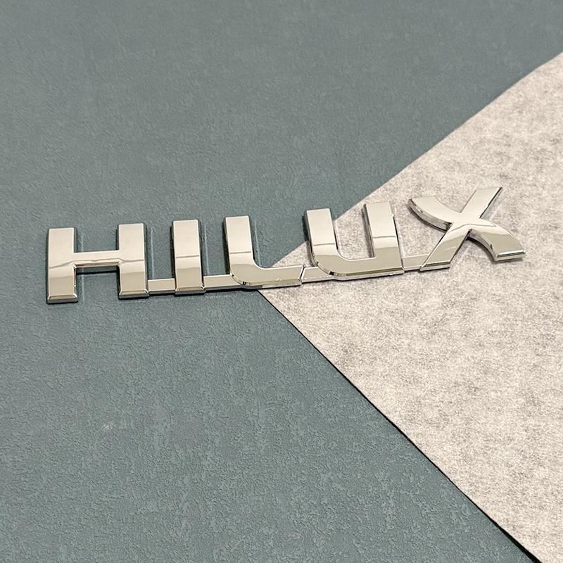 

3D ABS Car Emblem Sticker for Toyota Hilux (2005-2015) & Vigo MK6 MK7 3.0 D4D - Trunk Letter Decal Badge Accessories