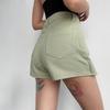 2023 Summer High-Waist A-Line Denim Skirt Shorts for Women - Light Color, Slim Fit, Trendy Two-Piece Design