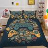 3D Game Console Printing Bedding Set Twin Size Bed Set Cover Children Fashion Design Pillowcase High Quality Bedspread