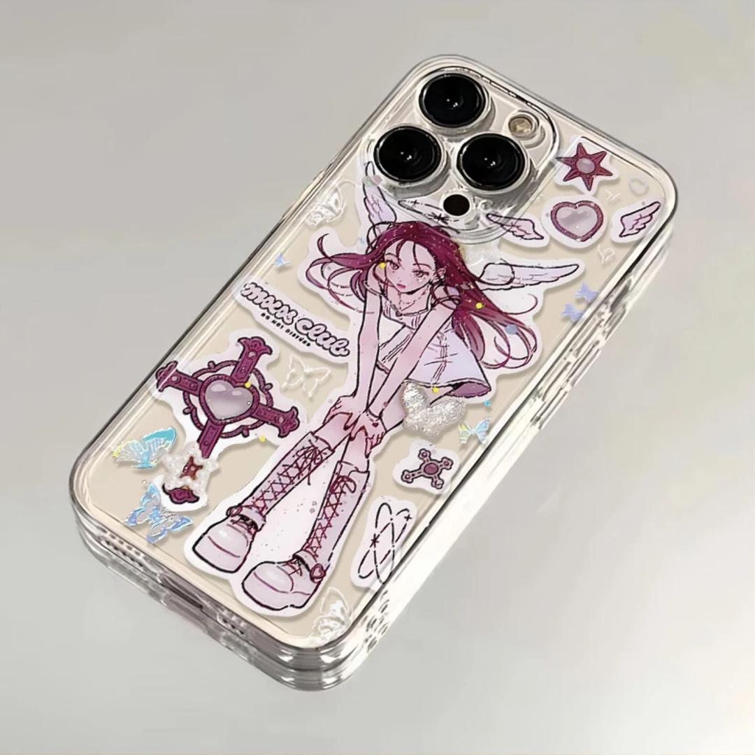 

Gothic Anime Soft Case for iPhone 12-16PROMAX iPhone 13 Mini