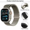 KALEBOL Watch Strap for Apple Watch Series 11 10 42mm/9 8 7 41mm/SE3 SE2 SE 6 5 4 40mm/3 2 1 38mm Parachute Buckle Milanese Stainless Steel Band