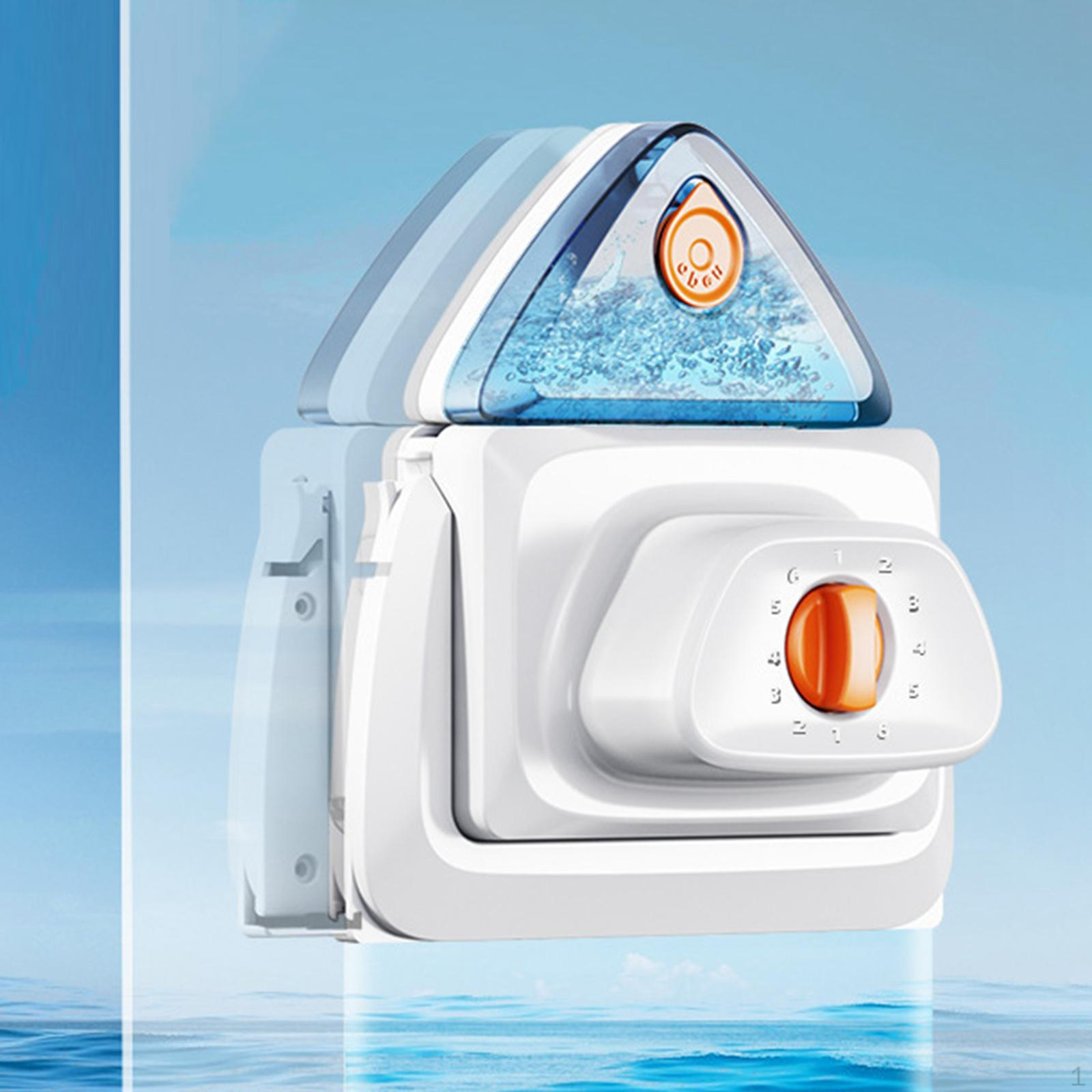 

Window Cleaner Adjustable Bathroom Portable Glass Cleaning Device Double Side Wiper for S