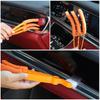 Car Wash Brush Detail Brush Orange Car Cleaning Crevice No Scratch Double Head Dusting Flexible Car Wash Tools