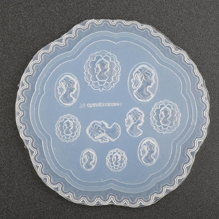 Nail Art Arc Decorative Mold Nail Art Making Tool Silicone Carving Template Mold