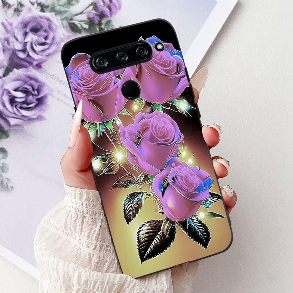 Funda For LG V40 ThinQ Case Cover Silicone Luxury Fashion Cute Cat Cool Shockproof Bumper Casing For LG V405 LM-V405 LM-V409N