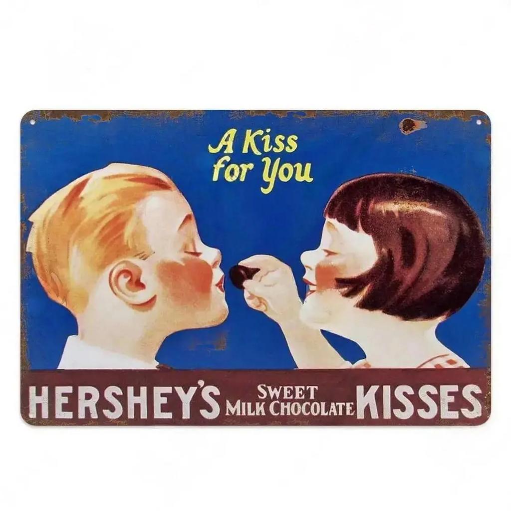 Metal Tin Signs Plaque Chocolate Fortin Wall Decoration Vintage Iron Painting Art Posters for Man Cave Home Cafe Garden Club Bar