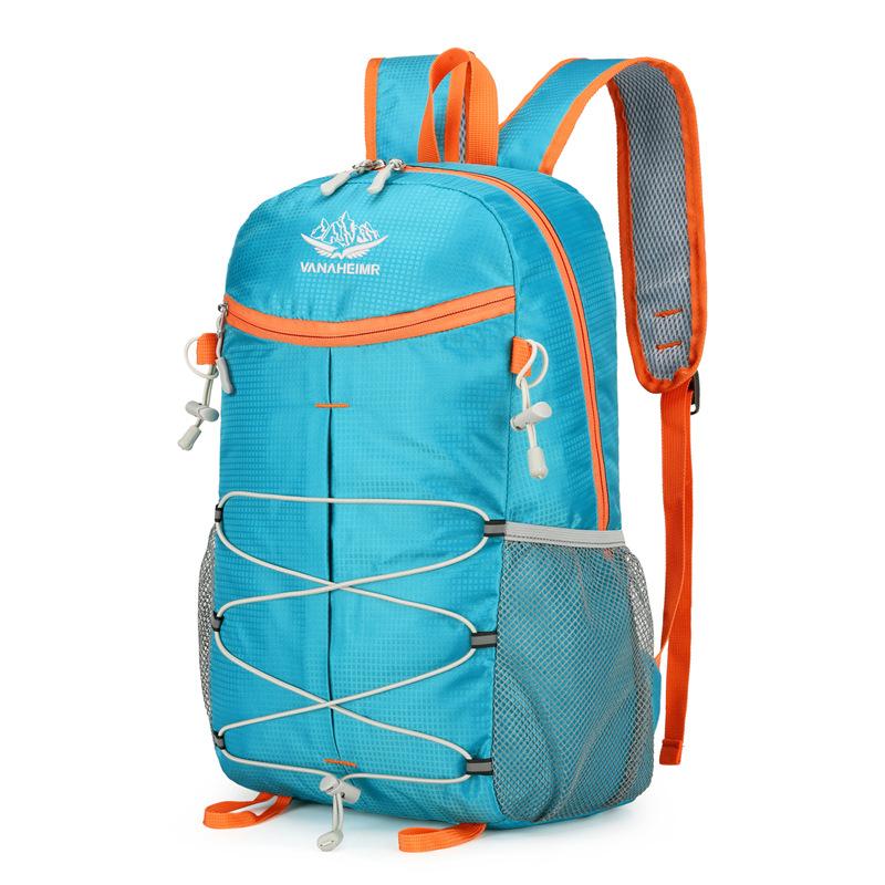 Schoolbag Outdoor Backpack New Foldable Bag Portable Men's and Women's Backpack Sports Large Capacity Travel Hiking Backpack