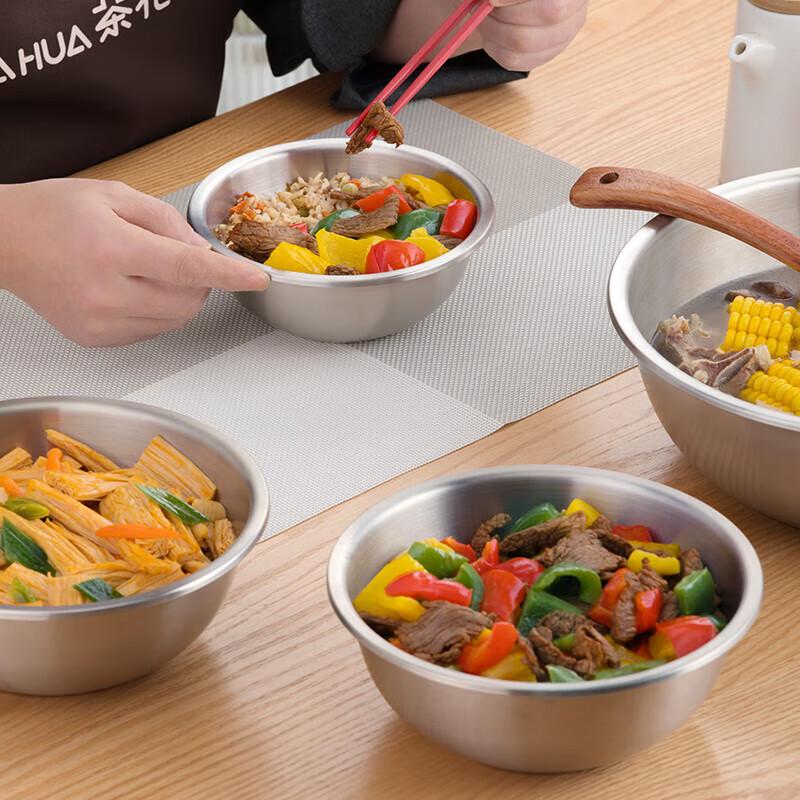 Edelstahl Wasch- und Backschüssel