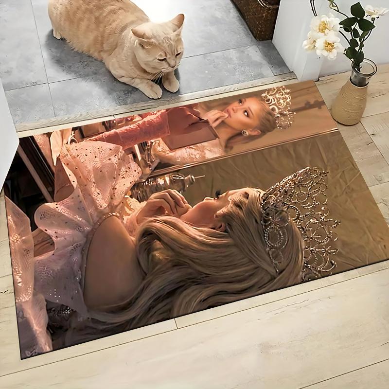 Glamorous Princess Transformation Carpet Rug Soft Washable Antislip Home Living Room Sofa Mats Personalized Christmas Rug