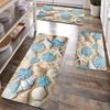 Beach Conch Shell Starfish Kitchen Mat Welcome Doormat Decor Corridor Balcony Laundry Room Rug Bathroom Anti-slip Floormat Decor