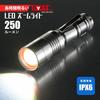 OHM Electric Waterproof LED Zoom Light, Red Kaiser, 250 Lumens, LHA-KS311ZI-S2, 08-1011