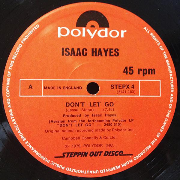 

12inch Record ISAAC HAYES - Don t Let Go STEPX4 Polydor 1979 UK Soul/Funk Used